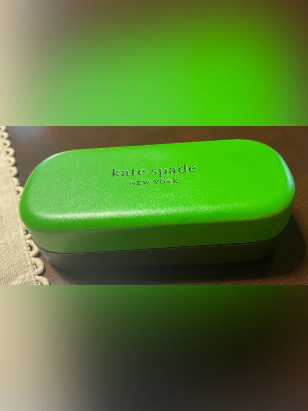 kate spade Green Hard Shell Eyewear Case and Coach Hard Shell Case